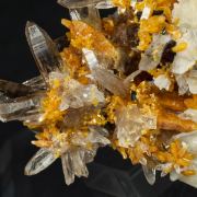 Zircon with Quartz (variety smoky), Orthoclase and Aegirine