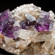 Phantom Fluorite, Strontianite & Calcite