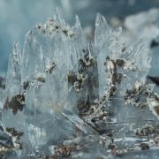 Baryte with limonite