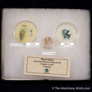 Beryl var. Aquamarine & Topaz (Rough & Cut set)