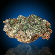 Ludlamite   on Pyrite