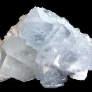 Fluorite on Quartz with Dolomite