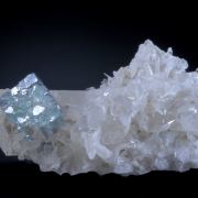 Fluorite on Quartz