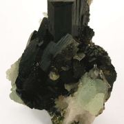 Babingtonite on Prehnite