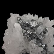 Bournonite and Quartz (rare locale)