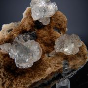 Fluorite on Dolomite with Chalcopyrite