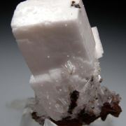 Calcite on Hemimorphite