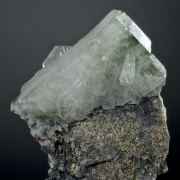 Barite with Malachite inclusions