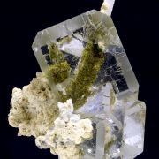 Fluorite, quartz, siderie