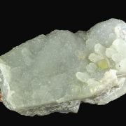 Fluorite on Quartz with Chalcedony