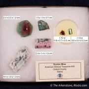 Elbaite Tourmaline (Rough & Cut set)