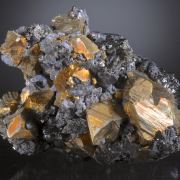 Chalcopyrite with Galena and Sphalerite