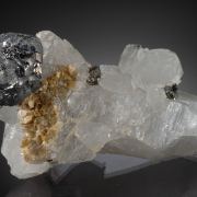Bournonite on Quartz