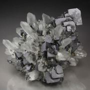 skeletal GALENA, QUARTZ