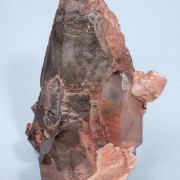 Quartz (variety smoky) with Albite
