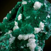 Cerussite, malachite