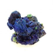 Chessylite ( Azurite ) + Cuprite.