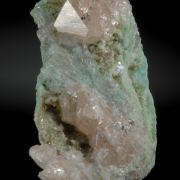Grossular (pink) w. Diopside