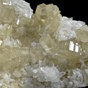 Apatite (Fluorapatite) with Quartz and Pyrite