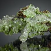 Conichalcite with Calcite