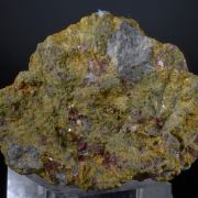 Getchellite with Realgar and Orpiment