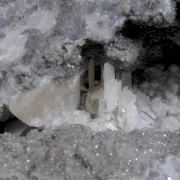 Cerussite, Hydrocerussite and Calcite - English classic
