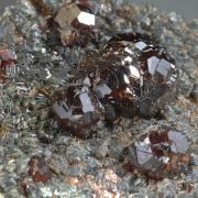 Grossular Var Hessonite w. Clinoclore etc.