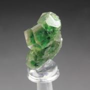 gem GARNET var. GROSSULAR with GREEN CHROMIAN PHANTOMS
