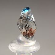 gem EUCLASE with TOURMALINE var. SCHORL inclusions