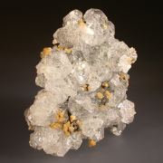 Fluorite with Siderite and Calcite