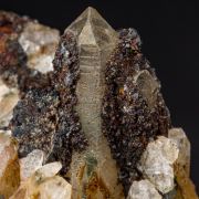 Cronstedtite on Quartz
