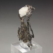spinel-twinned SILVER, CALCITE