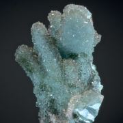 Chrysocolla with Quartz and Malachite