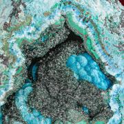 Plancheite  & Malachite