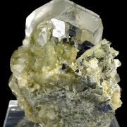 Fluorite, quartz, sphalerite