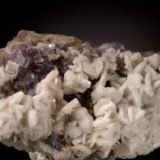 Barite on Fluorite 