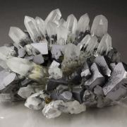skeletal GALENA, QUARTZ