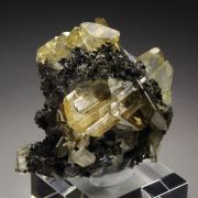 gem ANGLESITE, GALENA