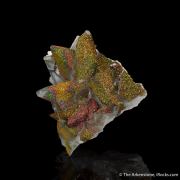 Chalcopyrite on Calcite