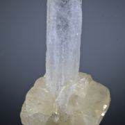 Celestite on Calcite