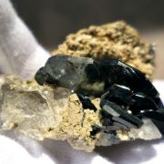 Hematite with Rutile on Quartz
