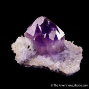 Quartz var. Amethyst on Quartz