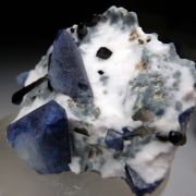 Benitoite with Neptunite