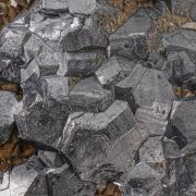 Galena  on Siderite
