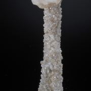 Calcite  on Hemimorphite