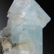 Beryl var. Aquamarine (bi-color and unusual habit)