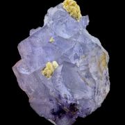 Fluorite, stilbite POLAND