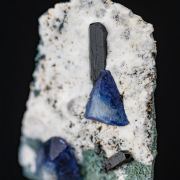 Benitoite with Neptunite