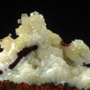 Adamite- gemmy crystals on gossan