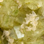 Fluorite with Calcite